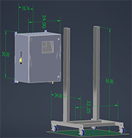 Heated and Cooled Stainless Steel Environmental Enclosure - 2